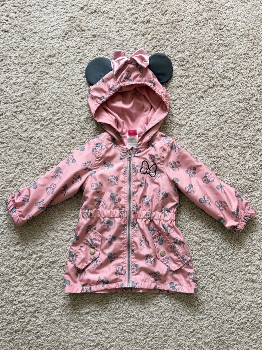 Disney Minnie Mouse Hooded Rain Jacket